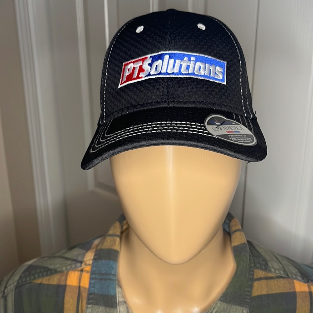 PT solutions, baseball cap, Velcro adjustable closure